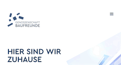 Desktop Screenshot of baufreunde.ch